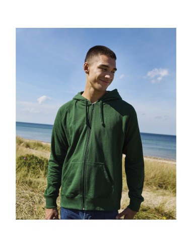 TIG-T63301-Unisex Tiger Cotton Hoodie With Zipper